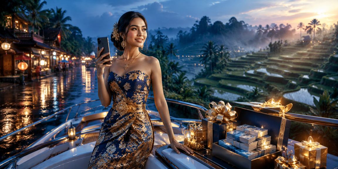 Pengguna mengakses platform casino mobile dengan privasi terjaga